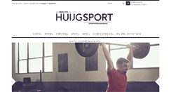 Desktop Screenshot of huijgsport.nl